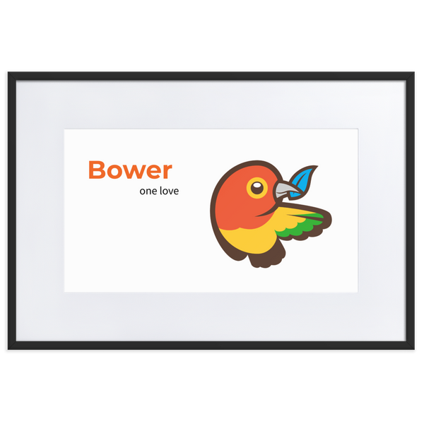 Matte Paper Framed Poster With Mat